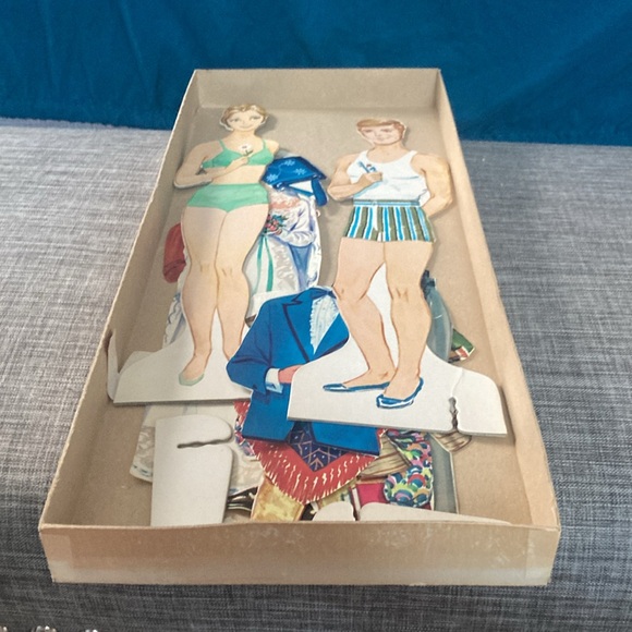 Vintage, Magic Wand, Bride & Groom, Paper Dolls - Picture 6 of 6